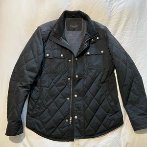 Mens Quilted Jacket - Black